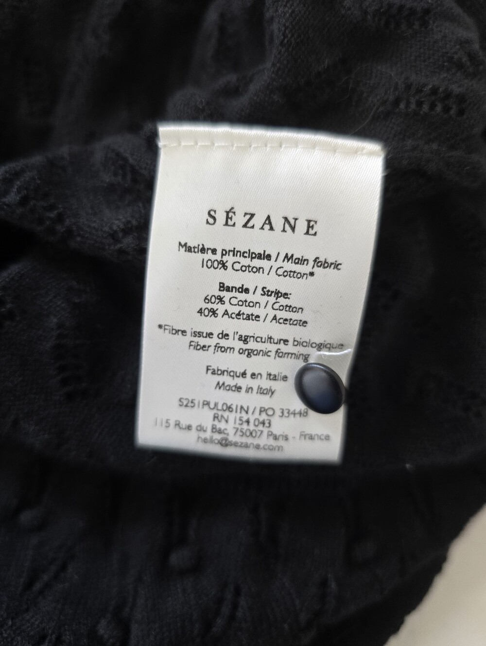 NWOT Sezane Jeanne Jumper - Picture 8 of 10